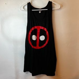 Marvel Deadpool Logo Tank Unisex Size XXL